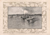 CIRCULAR QUAY, Sydney Harbor. SYDNEY. Australia 1888 old antique print picture