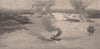 SYDNEY HARBOUR from Shark Point. New South Wales. Australia 1888 old print