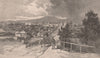 GOULBURN. New South Wales. Australia 1888 old antique vintage print picture