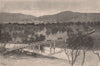 GUNDAGAI. New South Wales. Australia 1888 old antique vintage print picture
