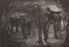 A passage in the caves. JENOLAN CAVES. Australia 1888 old antique print
