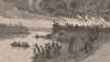 Black Thursday. Victoria, Australia 1888 old antique vintage print picture