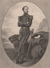 Sir CHARLES HOTHAM. Victoria, Australia 1888 old antique vintage print picture