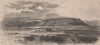 Western Peak of MOUNT BOGONG, from the Summit. Victoria, Australia 1888 print