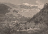 MOUNT FEATHERTOP. Victoria, Australia 1888 old antique vintage print picture