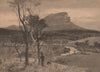 MOUNT ABRUPT. Victoria, Australia 1888 old antique vintage print picture