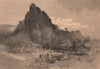 MOUNT ARAPILES. Victoria, Australia 1888 old antique vintage print picture