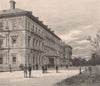 The Government Offices. MELBOURNE. Australia 1888 old antique print picture