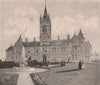 The Methodist Ladies' College, Hawthorn. MELBOURNE. Australia 1888 old print