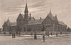 The State School, BALLARAT. Victoria, Australia 1888 old antique print picture