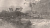 A pioneer settlement. Victoria, Australia 1888 old antique print picture