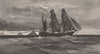 Captain Cook sighting the GLASSHOUSE MOUNTAINS. Australasia. Australia 1888
