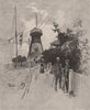 BRISBANE OBSERVATORY, Queensland. Australia 1888 old antique print picture