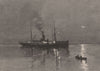 Transshipping Cargo at KEPPEL BAY. Queensland. Australia 1888 old print