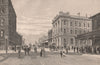 Queen Street, at the Edward Street corner. BRISBANE. Australia 1888 old print