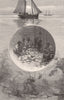 Pearl fishery, Torres Straits. Melanesia. Australia 1888 old antique print