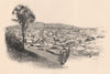 GYMPIE. Queensland. Australia 1888 old antique vintage print picture