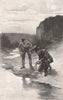 Hargraves Discovering Gold. New South Wales. Australia 1888 antique print