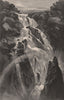 The BARRON FALLS, near Cairns. Queensland. Australia 1888 old antique print