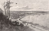 PERTH. Western Australia 1888 old antique vintage print picture