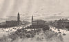 King William Street, from Victoria Square. ADELAIDE. Australia 1888 old print