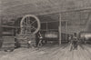 The AULDANA Cellar. Adelaide. Australia 1888 old antique vintage print picture