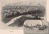 GAWLER. South Australia 1888 old antique vintage print picture