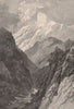 The Frenchman's Cap. TASMANIA. Australia 1888 old antique print picture