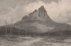Butts of Ben Lomond. TASMANIA. Australia 1888 old antique print picture