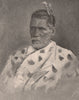 Rewi Mani Poto. New Zealand 1888 old antique vintage print picture