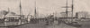Queen Street Wharf, AUCKLAND. New Zealand 1888 old antique print picture
