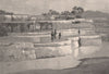 The WHITE TERRACE. New Zealand 1888 old antique vintage print picture
