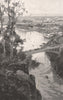 LAUNCESTON, from Cataract Bridge. Tasmania. Australia 1888 old antique print