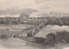 WANGANUI. New Zealand 1888 old antique vintage print picture