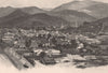 NELSON, New Zealand 1888 old antique vintage print picture