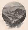 PORT CHALMERS. New Zealand 1888 old antique vintage print picture