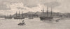 HAVANNAH HARBOUR. FIJI 1888 old antique vintage print picture