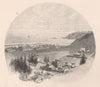 Kingston. NORFOLK ISLAND 1888 old antique vintage print picture