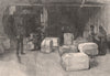 Wool pressing. Australia 1888 old antique vintage print picture