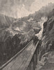 The Zig-Zag, NEW SOUTH WALES. Australia 1888 old antique vintage print picture