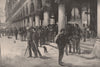 Post Office Colonnade, Sydney. New South Wales. Australia 1888 old print