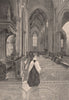 Interior of St. Andrew's Cathedral, SYDNEY. New South Wales. Australia 1888