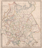 RUSSIA IN EUROPE. Oblasts & rivers. Kingdom of Poland. OOC. JOHNSON 1850 map