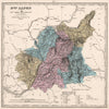 BASSES-ALPES-de-Haute-Provence department.Resources minerals.LE VASSEUR 1876 map