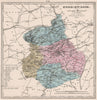EURE-ET-LOIR department. Battles/dates resources minerals. LE VASSEUR 1876 map