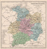 ILLE-ET-VILAINE department. Battles/dates resources minerals.LE VASSEUR 1876 map