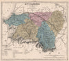 BASSES-PYRÉNÉES-Atlantiques department. Battles. Resources. LE VASSEUR 1876 map