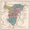 BAS-RHIN department showing resources & minerals. LE VASSEUR 1876 old map