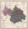 SAVOIE department showing resources & minerals. LE VASSEUR 1876 old map