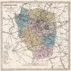 SEINE-ET-OISE department. Battles/dates resources minerals. LE VASSEUR 1876 map